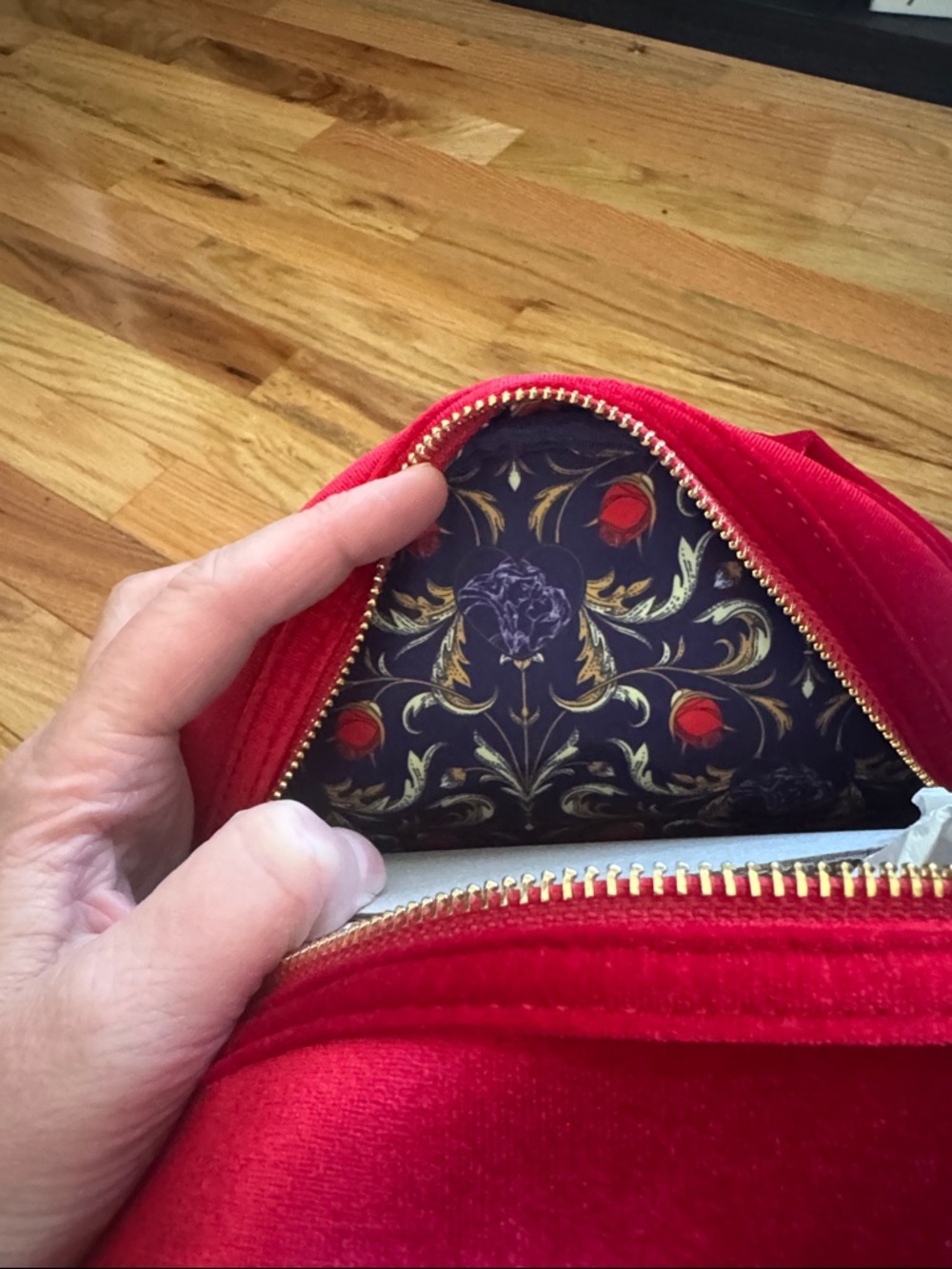 NWT Loungefly Disney Beauty and the Beast Stained Glass Portrait Mini Backpack - Picture 14 of 14